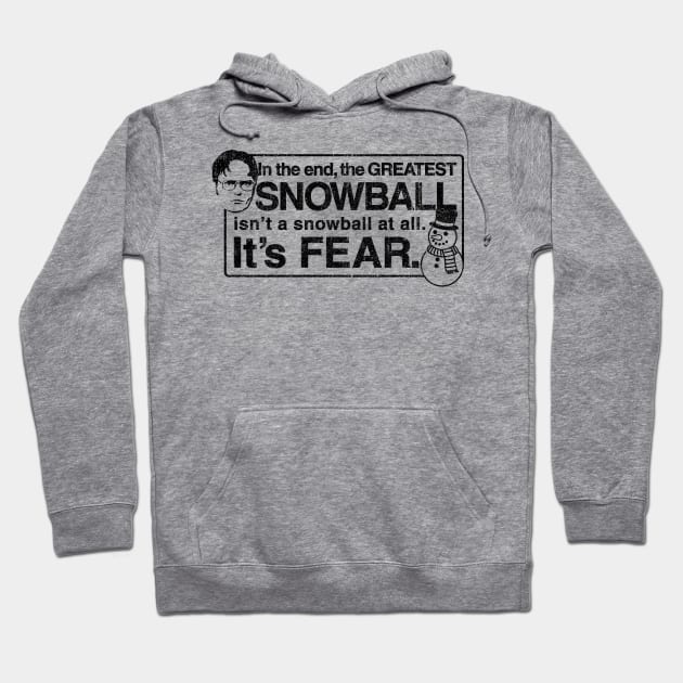 The Greatest Snowball - Dwight Schrute (Variant) Hoodie by huckblade